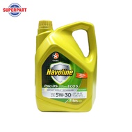 น้ำมันเครื่อง CALTEX-HAVOLINE PRO DS ECO5 (5W30) 4L (500286LPR/ZWL)