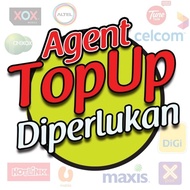 Topup kredit (Maxis, Digi, Celcom, UMobile, TuneTalk dll)