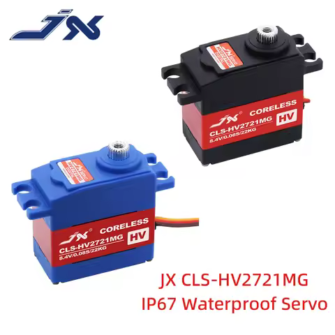 JX CLS-HV2721MG IP67 Waterproof Digital Servo High Voltage 8.4V 22kg.cm High Torque Coreless Motor 2