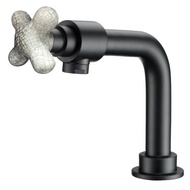 Colorful Artistic Ceramics陶瓷工藝哥窯灰 黑色單孔水龍頭