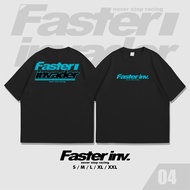 ( COD ) Kaos FASTER INVADER Terbaru - Tshirt Pria Wanita Lengan Pendek Special DIskon Keren Cotton C