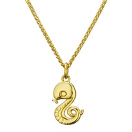 Poh Heng Jewellery 22K Zodiac Pendant-Snake (Online Exclusive)