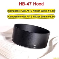 Lidu11 Lens Hood Replacement HB-47 HB47 For AF-S 50mm f 1 4G AF-S 50mm f 1 8G Yongnuo AF50mm 1 8G Pr