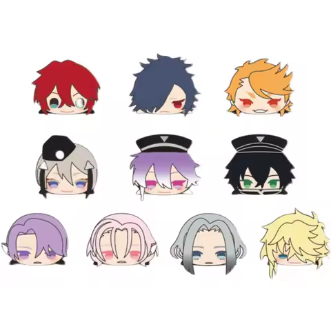 Anime Touken Ranbu Online 8cm Mochi Stuffed Plush Dolls Vol.8 Midare Toushirou Ichimonji Hime Tsurug