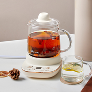 內地直送 - 小熊養生壺YSH-D04C6 全玻璃底分體式無金屬電熱煮茶壺迷你電燉杯
