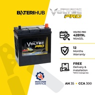 [Installation Provided] Bateri Kereta 42B19L Voltec PRO | Car Battery NS40ZL NS40 BateriHub