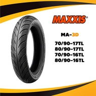 ยางมอเตอร์ไซค์ขอบ16,17 (ไม่ใช้ยางใน) Maxxis MA-3D