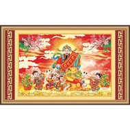 Embroidery painting of the god of wealth until 53451
