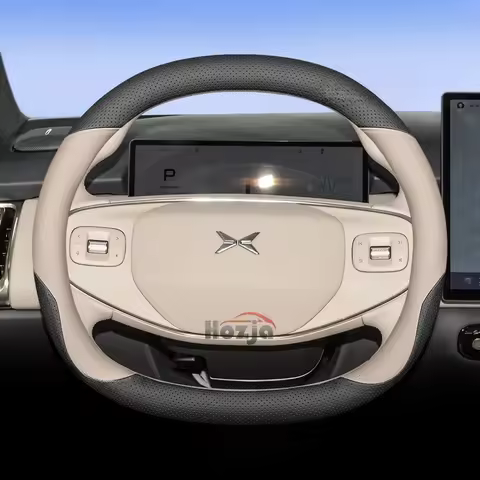 Double D Leather Car Steering Wheel Cover for Xpeng G6 P7+ X9 G9 2022 2023 2024 2025 Steering Covers