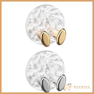 WOOW 4Pcs Space Saving Cord Hooks Peels Stick Design Wall Protections Guaranteed