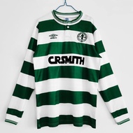 <1101>1987/88 season Celtic home retro jersey S-XXL long-sleeved jersey football jersey high quality