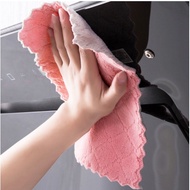 💥DS SHOP💥 Kain Microfiber Towel 16x27cm Random Colour Microfiber Cloth Dishcloth Kitchen Cloth Kain 