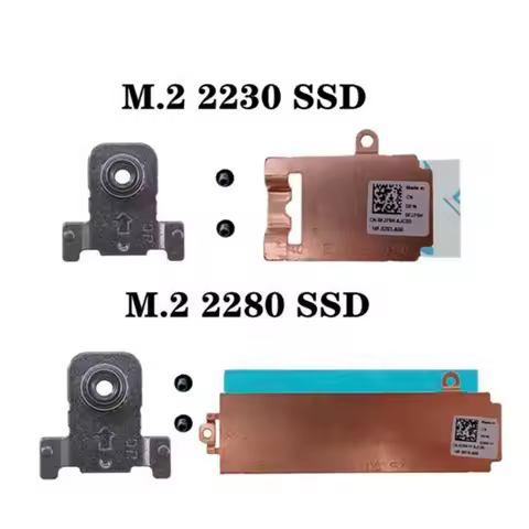 New Genuine Laptop M.2 2230 2280 SSD Heatsink Plate Bracket for Dell Alienware M15 R5 M15 R6