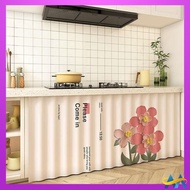 langsir sinki dapur langsir kabinet dapur skirting dapur langsir dapur Non-perforated cabinets, blocking curtains, kitchen cabinets, waterproof and oil-proof slide rails, shutters,