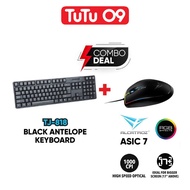 Bundle deals Alcatroz Asic 7 RGB FX Mouse + TJ-818 Keyboard Wired USB Computer Pc laptop CPU Accesso