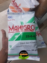 COD  Pupuk  Daun Komplit Mamigro Hijau 25 6 6  1 Kg / Mamigrow 500 Gram