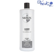 Nioxin System 1 Shampoo 1000ml [BD]