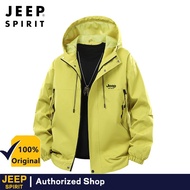 JEEP SPIRIT  Men's windproof hooded windbreaker jacket