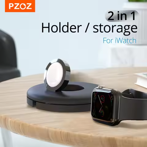 PZOZ For Apple Watch iWatch ultra 3 2 series 11 10 9 8 wireless charger dock station chargers stand 