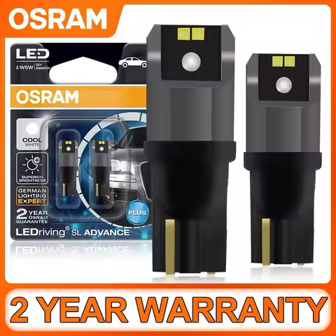 OSRAM LED T10 6000K W5W 194 LEDriving SL Advance 6000K White Car Reading Bulbs Door Lamps Interior L