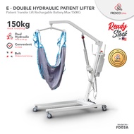 Electric Double Hydraulic Patient Transfer Lift Rechargeable Battery Patient Hoist Lifting Device for home and hospital