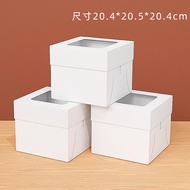 8 * 8 * 8 Inch Birthday Cake Box Disposable Packing Box Household Cake Shop Ready Stock Wholesale Ca