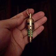 Colorful High Quality Brass Tritium Keychain (Product Includes Tritium Light Included)