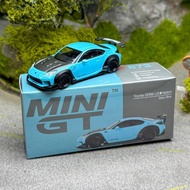 MINIGT 1: 64 #873 Toyota Toyota GR86 Wide Body Modified Alloy Car Model