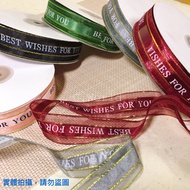 [G. World] English Ribbon 2.5cm Decorative