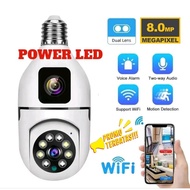 WIFI CCTV CAMERA IN THE SHAPE OF A LIGHT BULB 380 8MP DUAL LENS 2 Way Sound
