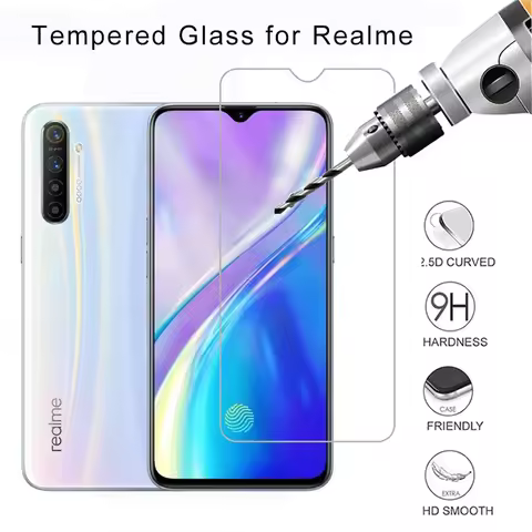Protective Glass Screen Protector for Realme 5 Pro U1 Q Tempered Glass for Realme X2 Pro XT X Toughe