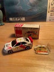 多美小汽車舊藍標 TOMICA NO.104 1997 MITSUBISHI LANCER EVO IV三菱