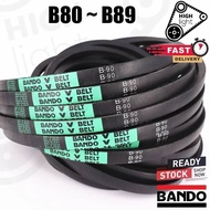 Bando Belt B80 B81 B82 B83 B84 B85 B86 B87 B88 B89 Industrial V Belt B 80 81 82 83 84 85 86 87 88 89