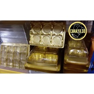 PVC Gold Tray With Cover CN401 CN405 CN407 CN422 CN333 (10pcs)