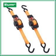 Heavy Duty Cargo Straps Self Retracting Cargo Straps 1 or 2 Pcs Heavy Duty Retractable Ratchet Strap