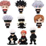 ฟิกเกอร์ jujutsu Kaisen Yuji itadori gojo satori PVC ตุ๊กตาขยับแขนขาได้ของขวัญเด็ก Super Satoru gojo