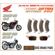 HONDA CB400 SUPER 4 ABS 09 - 17 , CB400SF ABS 09 - 17 , CB400SF REVO ABS 09 - 17 BRAKE PADS SINTERED