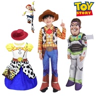 Toy Story Buzz Lightyear Woody Costume Jumpsuit Kids Halloween Carnival Party Cosplay Uniform Perfor
