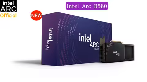 Original New Intel Arc B580 Limited Edition Graphics Card Black GDDR6 2670MHz Dual Fan Video Card (1