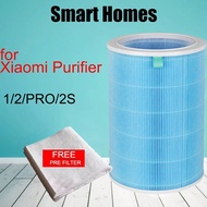 Replacement  Xiaomi HEPA Activated Carbon Air Filter Replacement For 1/2/Pro 2S Air Purifiers