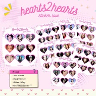 Love hearts2hearts Sticker 9x10 cm – Chromo No Cutting (PO)