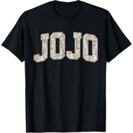Men's cotton T-shirt JoJo Retro Wildflower JoJo Gifts for Grandma Mothers Day T-Shirt