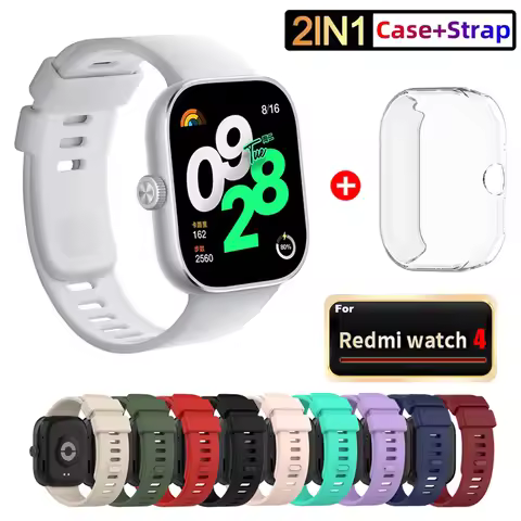 Watch Strap For Xiaomi Redmi Watch 4 Strap Replacement Silicone Strap For Xiaomi Redmi Watch 4 Strap