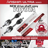 ANSHIN Front Drive Shaft Toyota Alphard / Vellfire 2.5 AGH30 2014-2020 2WD Depan (Kiri/Kanan/Oil Sea