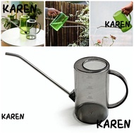 KAREN 1Pcs Watering Can, Large Capacity 1L/1.5L Watering Kettle, Long Mouth Flowers Flowerpots Removable Long Spout Gardening Watering Bottle Home Office Outdoor Garden Lawn