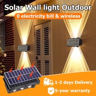 CHUANGYANG Solar Lampu Dinding Outdoor Waterproof IP65 Solar Wall light Outdoor 4W 6W 8W Street Gard