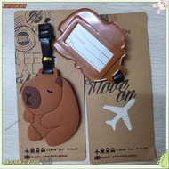 Now 24h Luggage Tag Tow Pass Boarding Capybara Kapiba Book Charm Name Signboard an