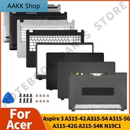 Aspire Acer New For 3 A315-42 A315-42G A315-54 A315-54K A315-56 N19C1 LCD Back Cover Bezel Hinges Pa