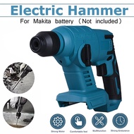 ๑New Cordless Electric Hammer Rechargeable Rotary Hammer Drill Multifunctional Electric Hammer F ☆⚕