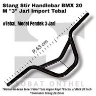 20 Inch Bmx Handlebar M Model, Short 3 Spokes